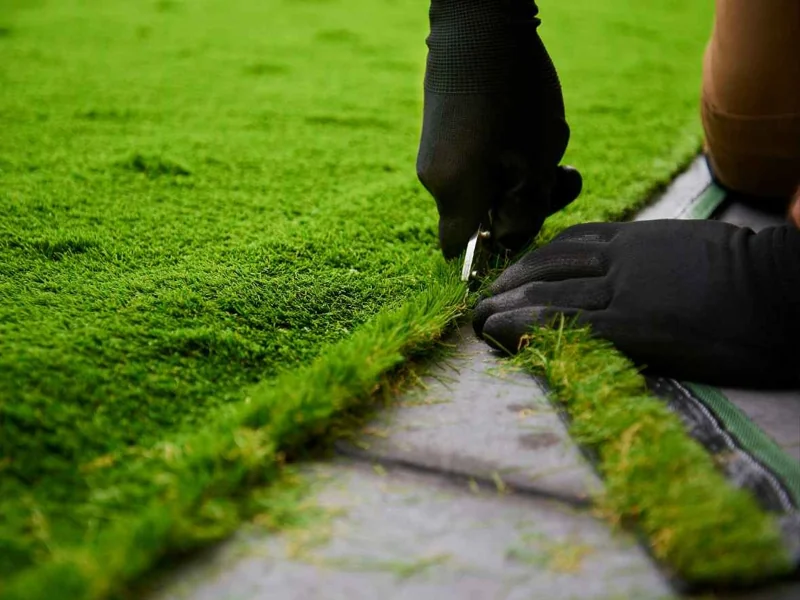Site Inspection artificial grass