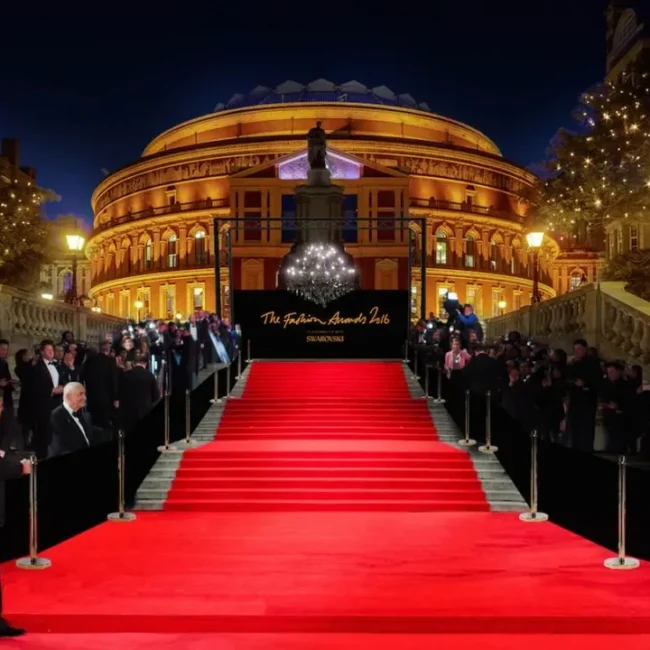 Red carpet in Dubai