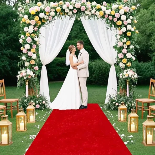 Wedding red carpet